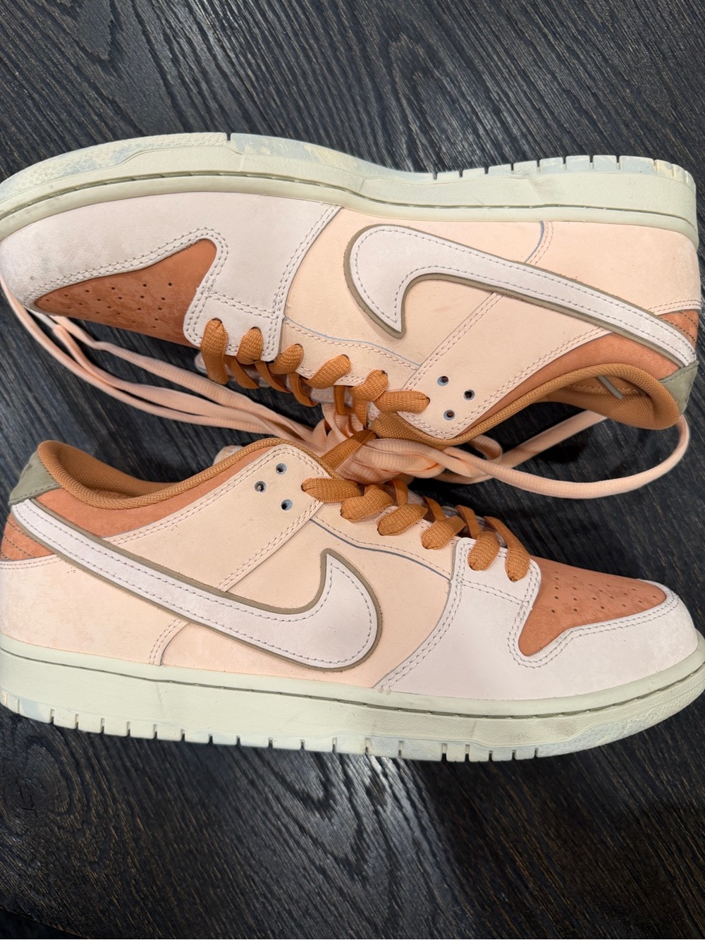 Size 12 Nike Dunk SB Low Trocadéro Gardens Amber Brown/Guava Ice no box
